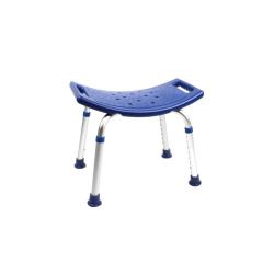 Tabouret de douche incurvé Jill bleu - Non - 31 cm