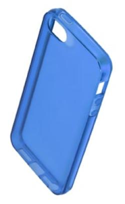 Coque TPU slim iPhone 5/5S/SE uni bleu