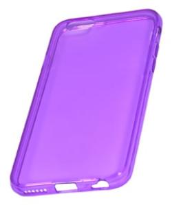 Coque TPU slim iPhone 6/6S transparente uni violet