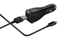 Adaptateur allume cigare SAMSUNG USB-C charge rapide AFC (2A)