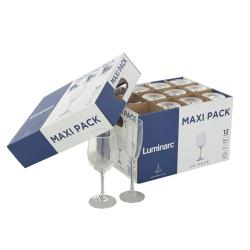 maxi pack FLUTES à champagne LUMINARC 16cl x12