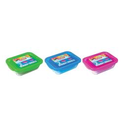 Set de 2 plats PYREX rectangles 1.7L + 0.8L avec couvercles hermetiques