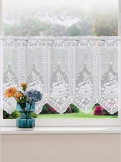 Voilage de fenêtre grand choix de tailles, couleur blanc, taille 48x90 cm - Witt