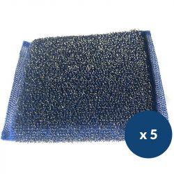 Éponge à récurer double face Top Inox 102 x 95 mm - lot de 5