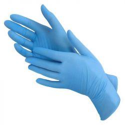 Gant nitrile bleu non poudré x100 M