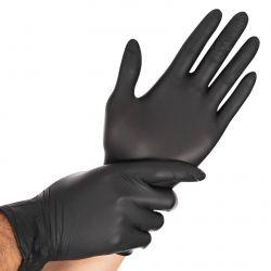 Gant nitrile noir non poudré x100 S