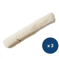 Peaux de rechange pour mouilleur - lot de 3 25 cm