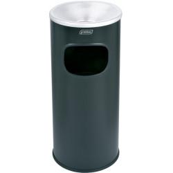 Cendrier sur pied extérieur avec poubelle et seau 30 L Acier
