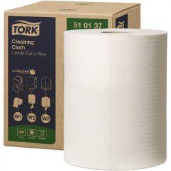 Chiffon de nettoyage Tork bobine 400 feuilles