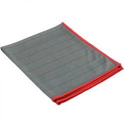 Chiffons microfibre carbone 40 x 50 cm x 5 Rouge