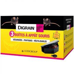 Boîte à appâts anti souris sécurisée