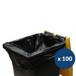 Sac poubelle housse conteneur x 100 600-750 L