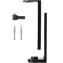 Support pour flacon distributeur pompe ABS à visser Grammo Noir
