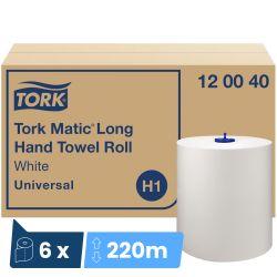 Rouleau essuie main 220 m Tork H1 x 6