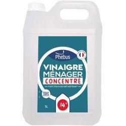 Vinaigre ménager surpuissant 14° sans parfum - bidon 5 L