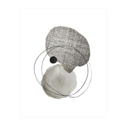 PROMO WOOOD - Affiche moderne motifs rond POPOS MEUBLES & DESIGN