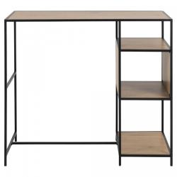 Promo Bureau haut avec niche en bois et métal SEA - MeublesEtDesign.com