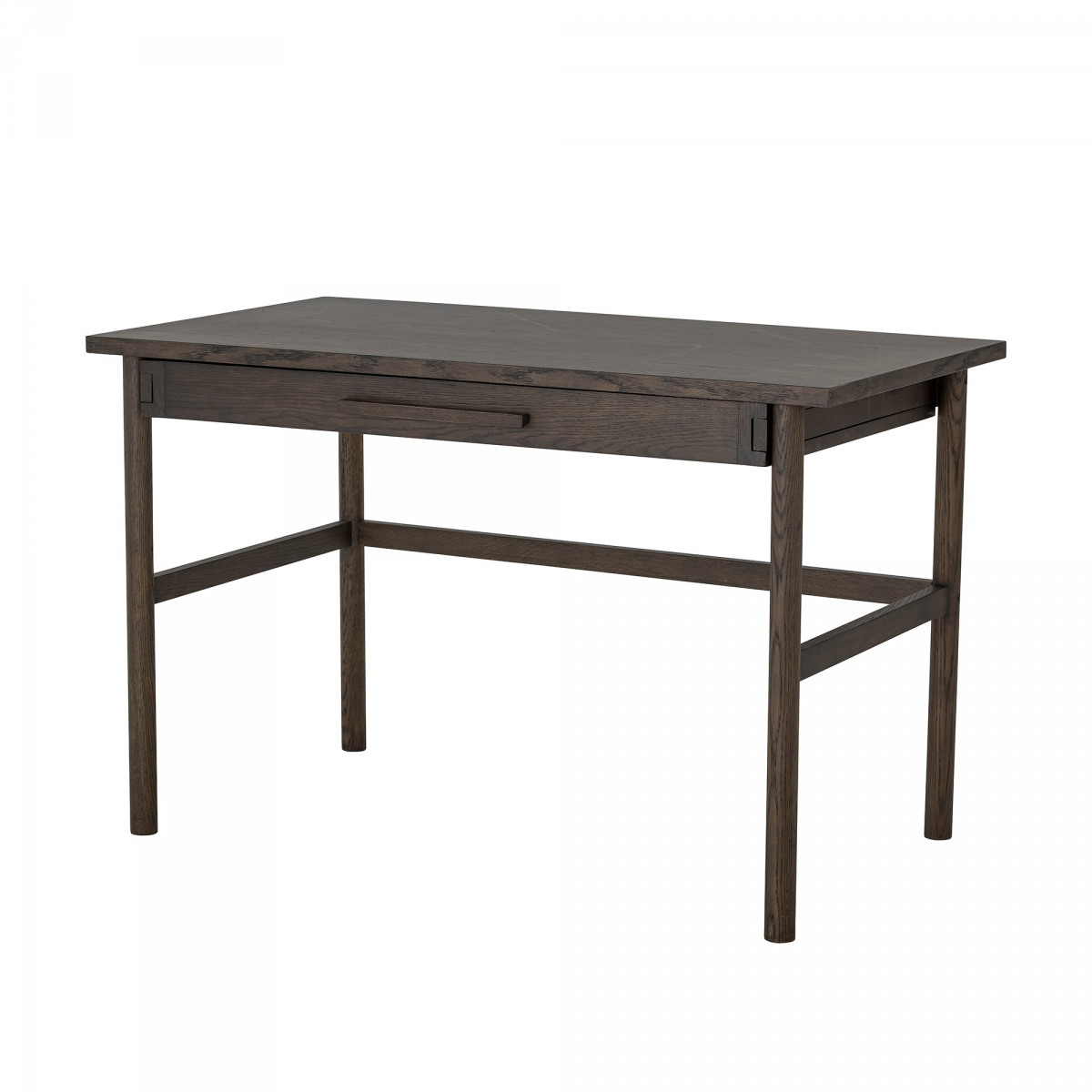 Bloomingville - Bureau moderne en bois foncé avec tiroir ZAGREB - MeublesEtDesign.com