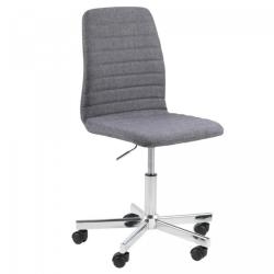 PROMO Chaise de bureau design en tissu clair ALMOND MEUBLES & DESIGN