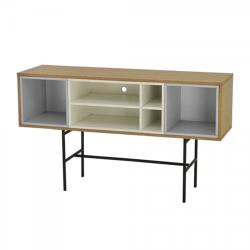 PROMO Meuble TV 140cm avec rangements LOVERA MEUBLES & DESIGN
