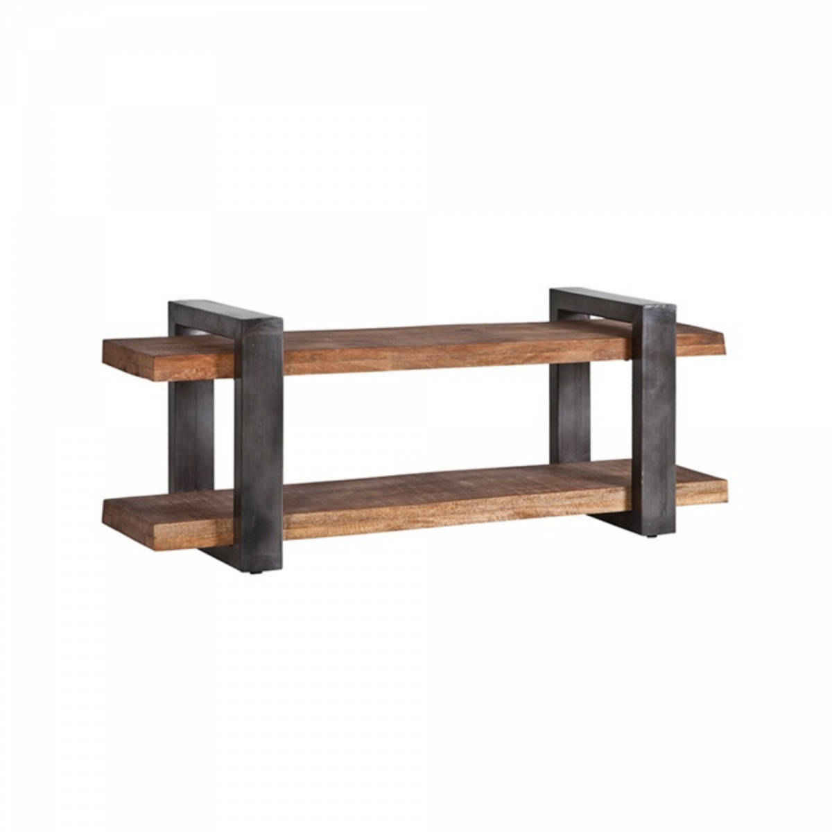 Promo Meuble TV 150cm en bois massif et métal DAVE - MeublesEtDesign.com