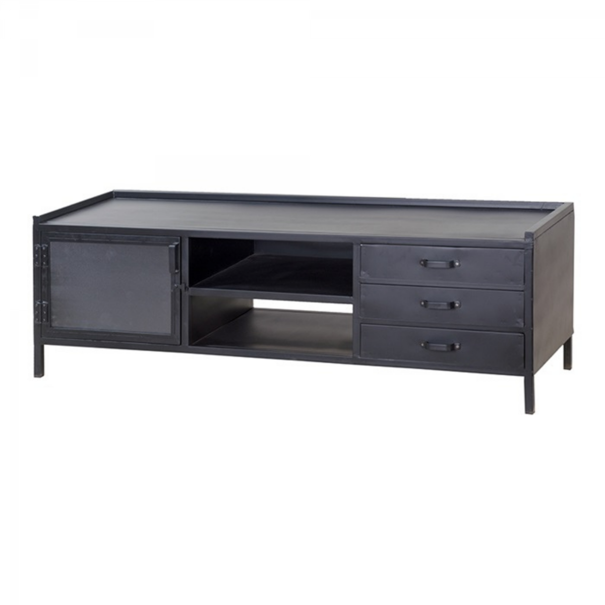 Promo Meuble TV 160cm en métal ZUC - MeublesEtDesign.com
