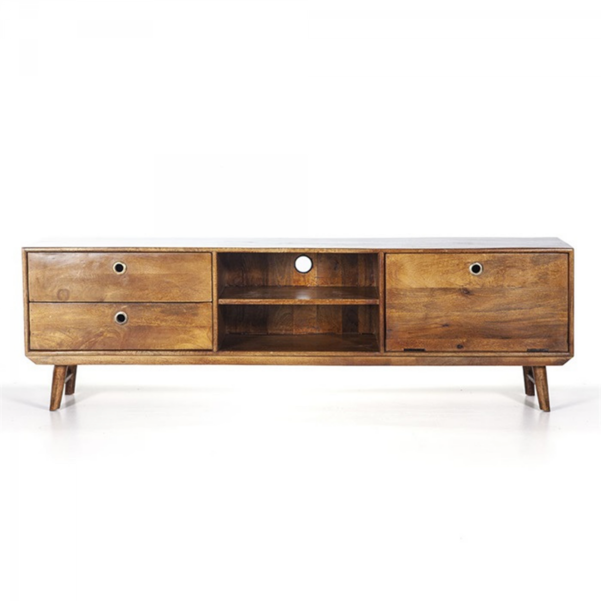 Promo Meuble TV 180cm en bois massif DIDO - MeublesEtDesign.com