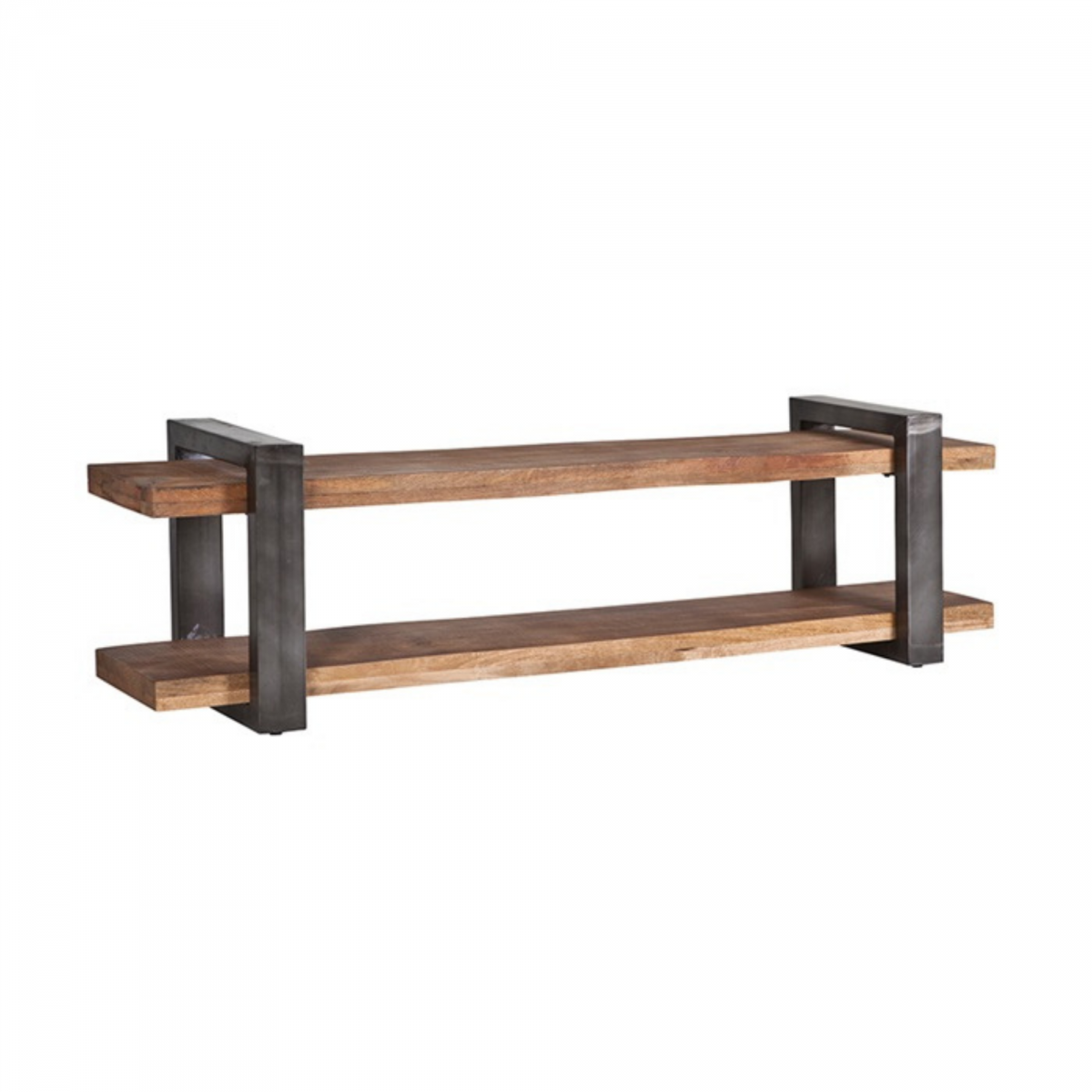 Promo Meuble TV 200cm en bois massif et métal DAVE - MeublesEtDesign.com