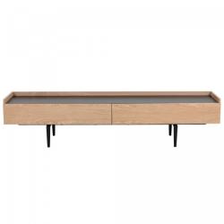 Meuble TV contemporain en bois 200cm COPEK - MeublesEtDesign.com