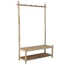 Promo Bloomingville - Portant bohème en cannage MAIZE - MeublesEtDesign.com