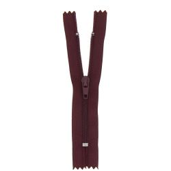 Fermeture nylon non séparable prune, 12 cm - Bergère de France
