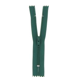 Fermeture nylon non séparable vert sapin, 15 cm - Bergère de France