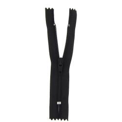 Fermeture nylon non séparable noir, 12 cm - Bergère de France