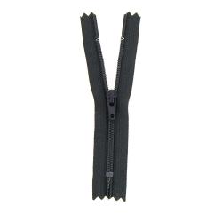 Fermeture nylon non séparable gris acier, 18 cm - Bergère de France