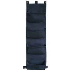 PROMO Mur végétal 4 sacs noirs en feutre géotextile - 30 x 10 x 100 cm Cerland