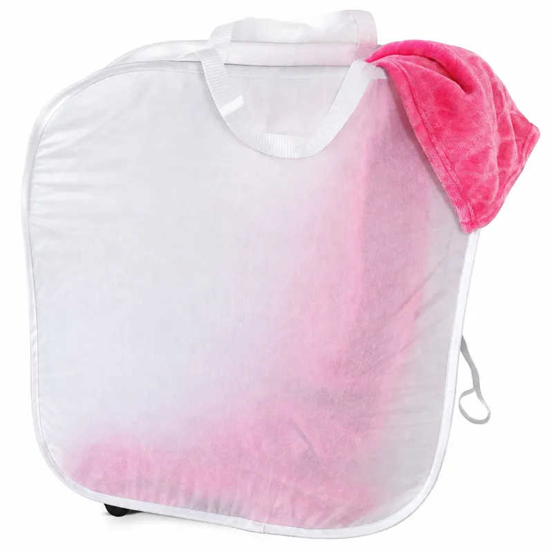 Bac à linge sur roulettes mobile pratique rangement maison - Ducatillon