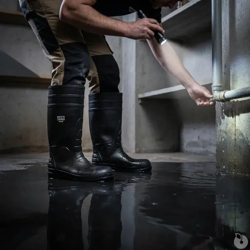Bottes sécurité Hercules S5 noires PVC embout acier - Taille 42 - Ducatillon