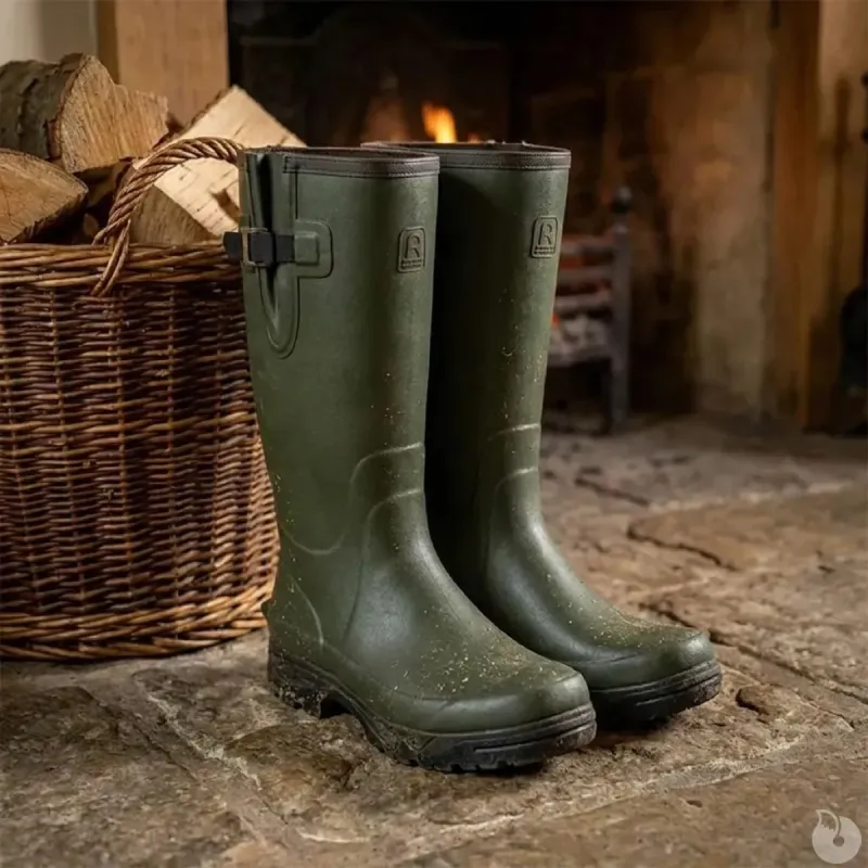 Bottes Rouchette Veneur Neo néoprène 4 mm vertes - Taille 40