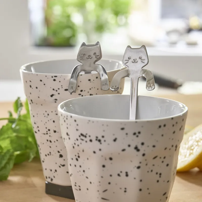 Cuillères chat Pradel France Acier inoxydable