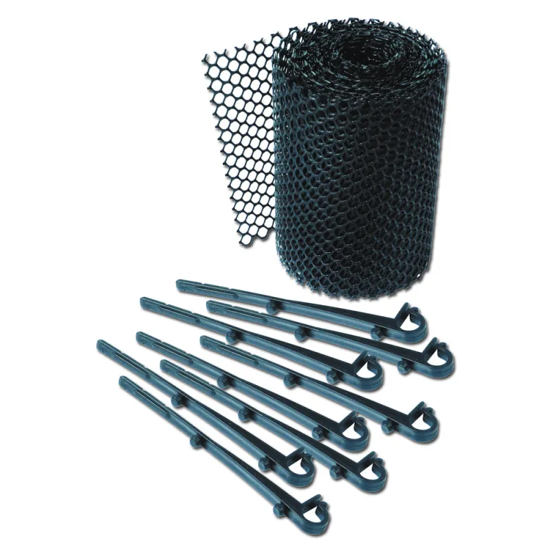 Grillage de protection pour gouttière et chéneaux. Protège gouttière 6 m - Ducatillon