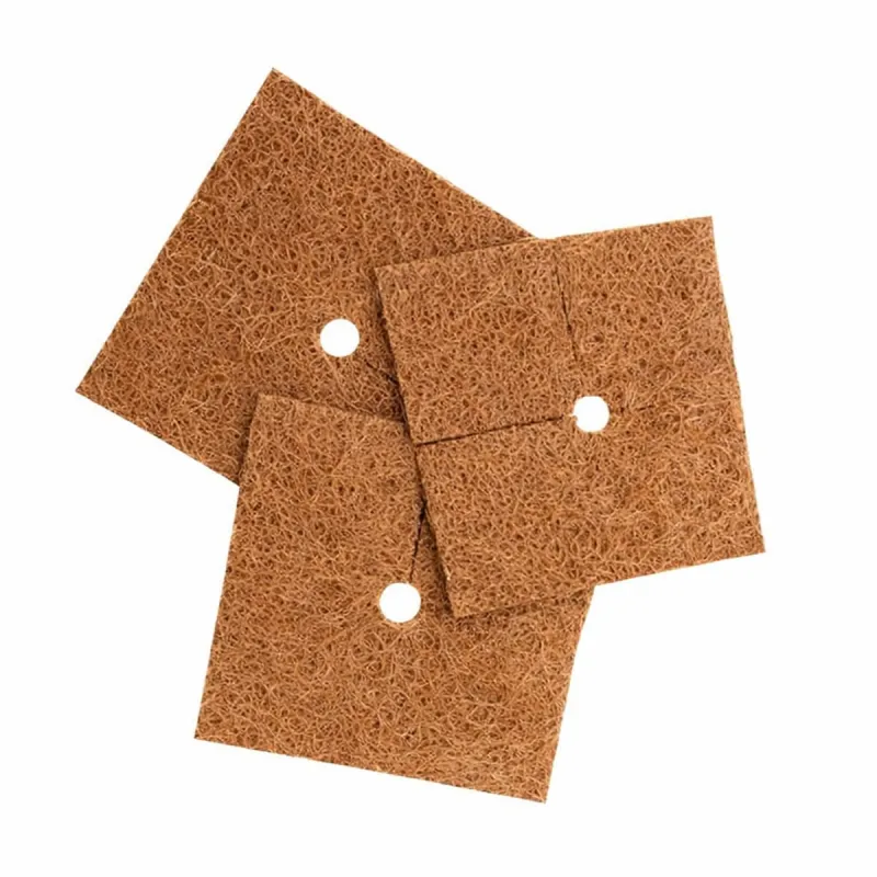Lot de 3 Carrés de paillage fibre coco 38 cm - Ducatillon