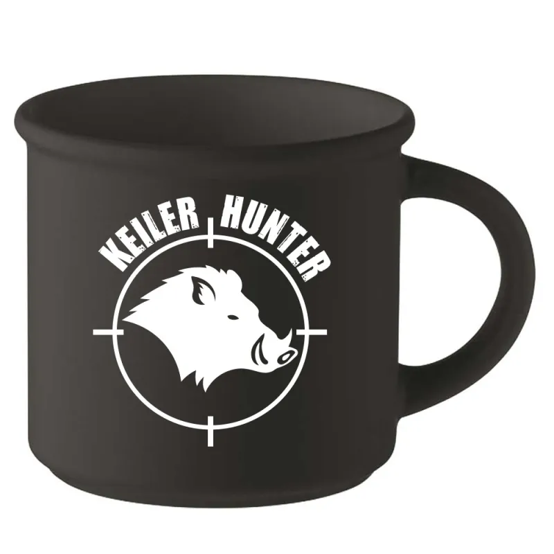 Mug Keiler Hunter 300ml Noir - Ducatillon