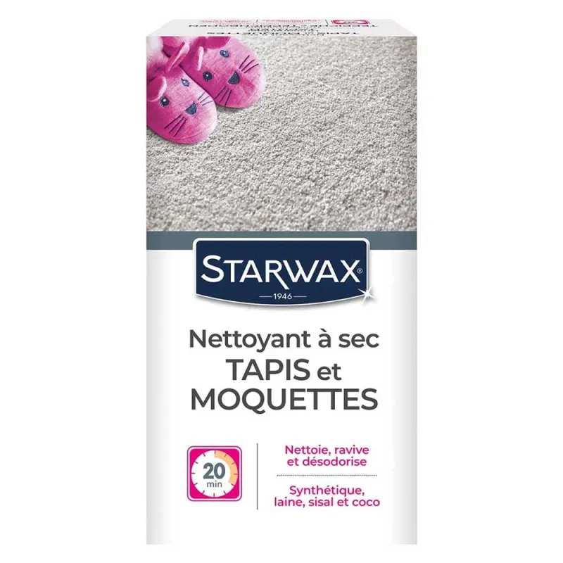 Nettoyant à sec pour tapis et moquettes Starwax 500g