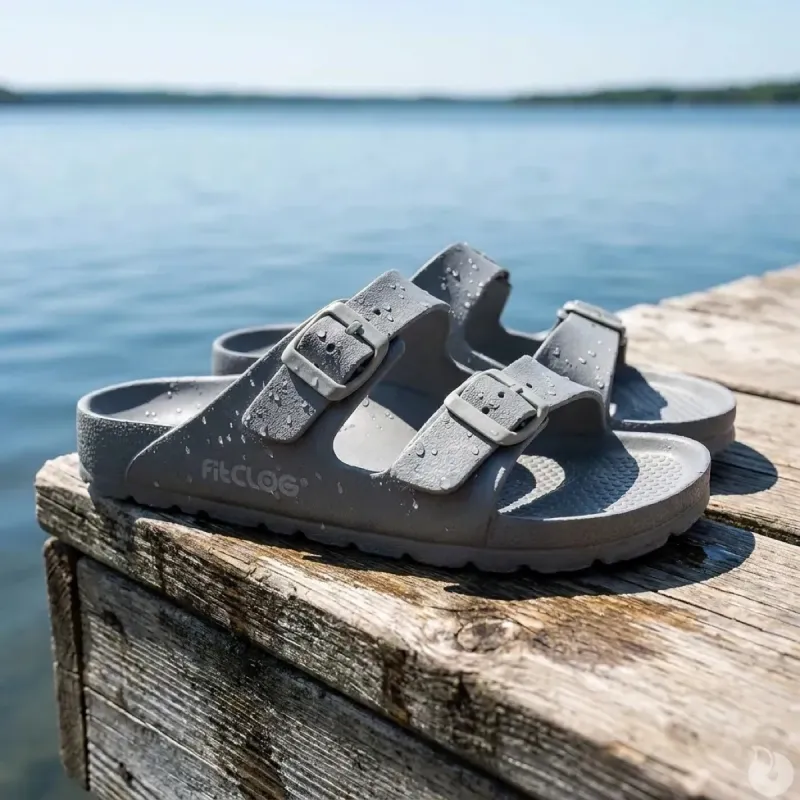 Sandales Like EVA ultra légères double bride vertes 280g 36 à 45 - Taille 45 - Lemigo