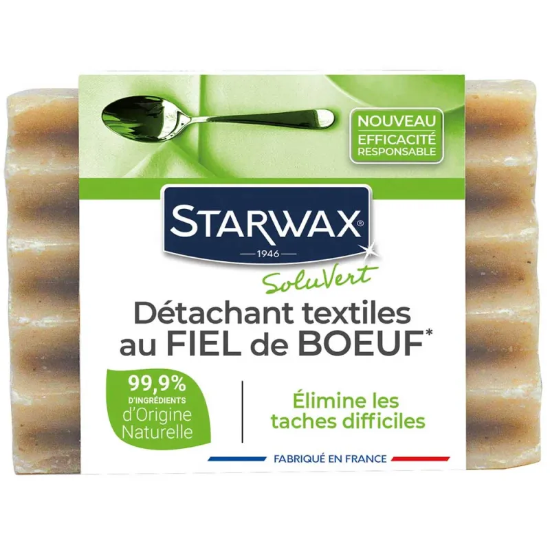 Savon détachant fiel de bœuf textile 100g Starwax