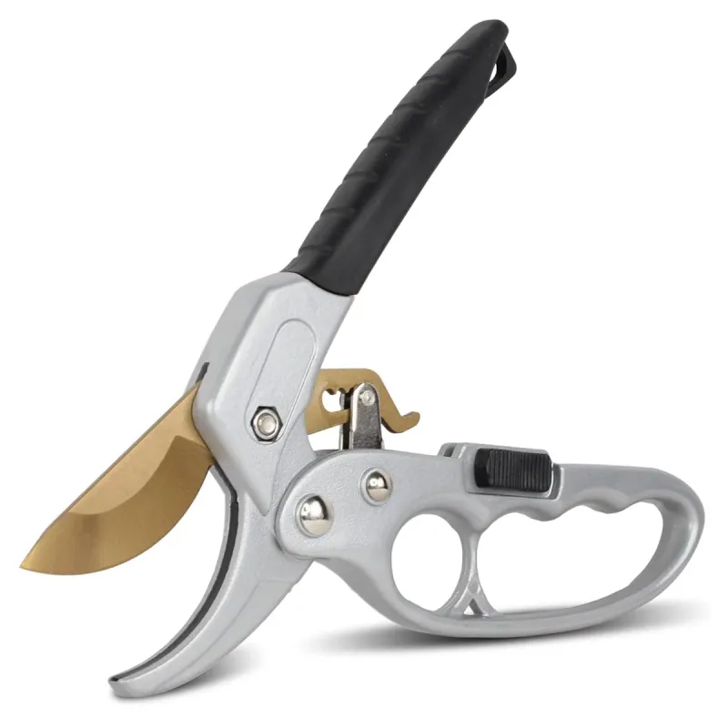 Sécateur titanium à crémaillère - Ducatillon