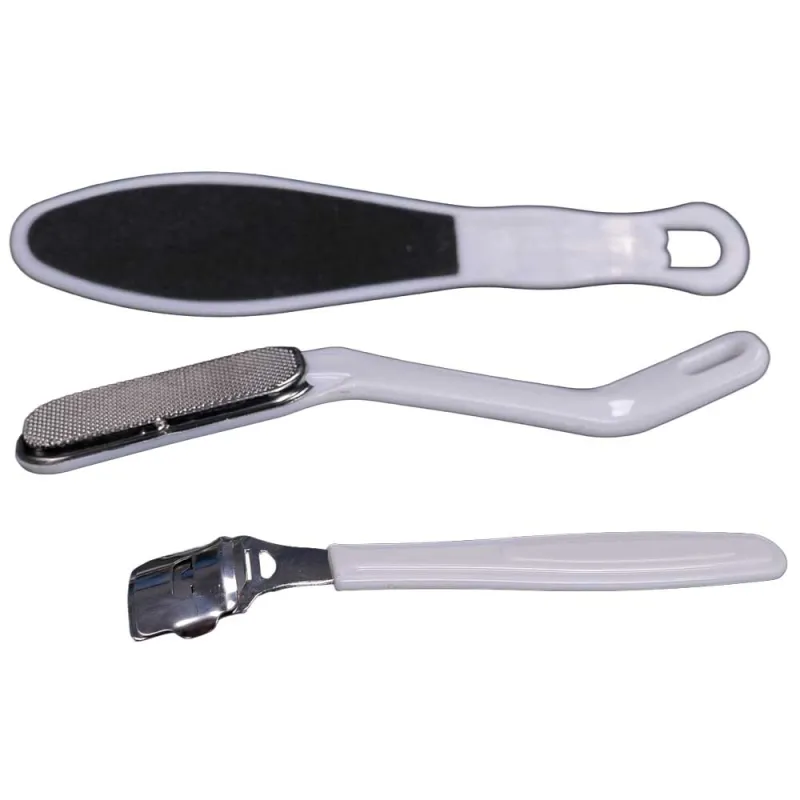 Set pédicure 3 pièces - Kit manucure complet soins pieds - Ducatillon
