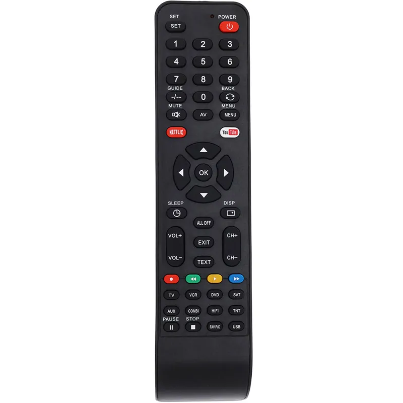 Télécommande universelle 8 fonctions - Noire - Ducatillon
