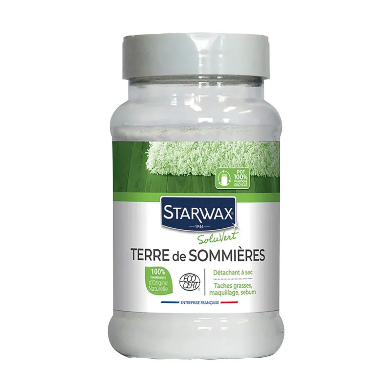 Terre de Sommières Naturelle 200g - Détachant Multi-Supports Éco-Certifié - Starwax