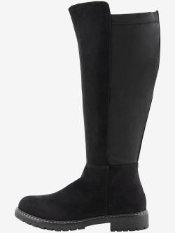 Bottes pour jambe large, XXL, noir uni, taille 42, Sheego - helline